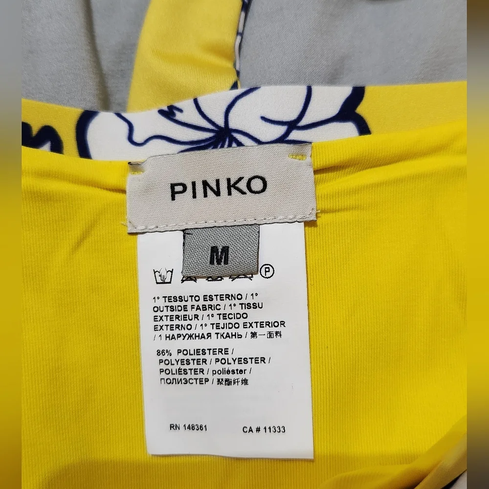 Pinko Elise Bralette Floral Bikini Top NWT